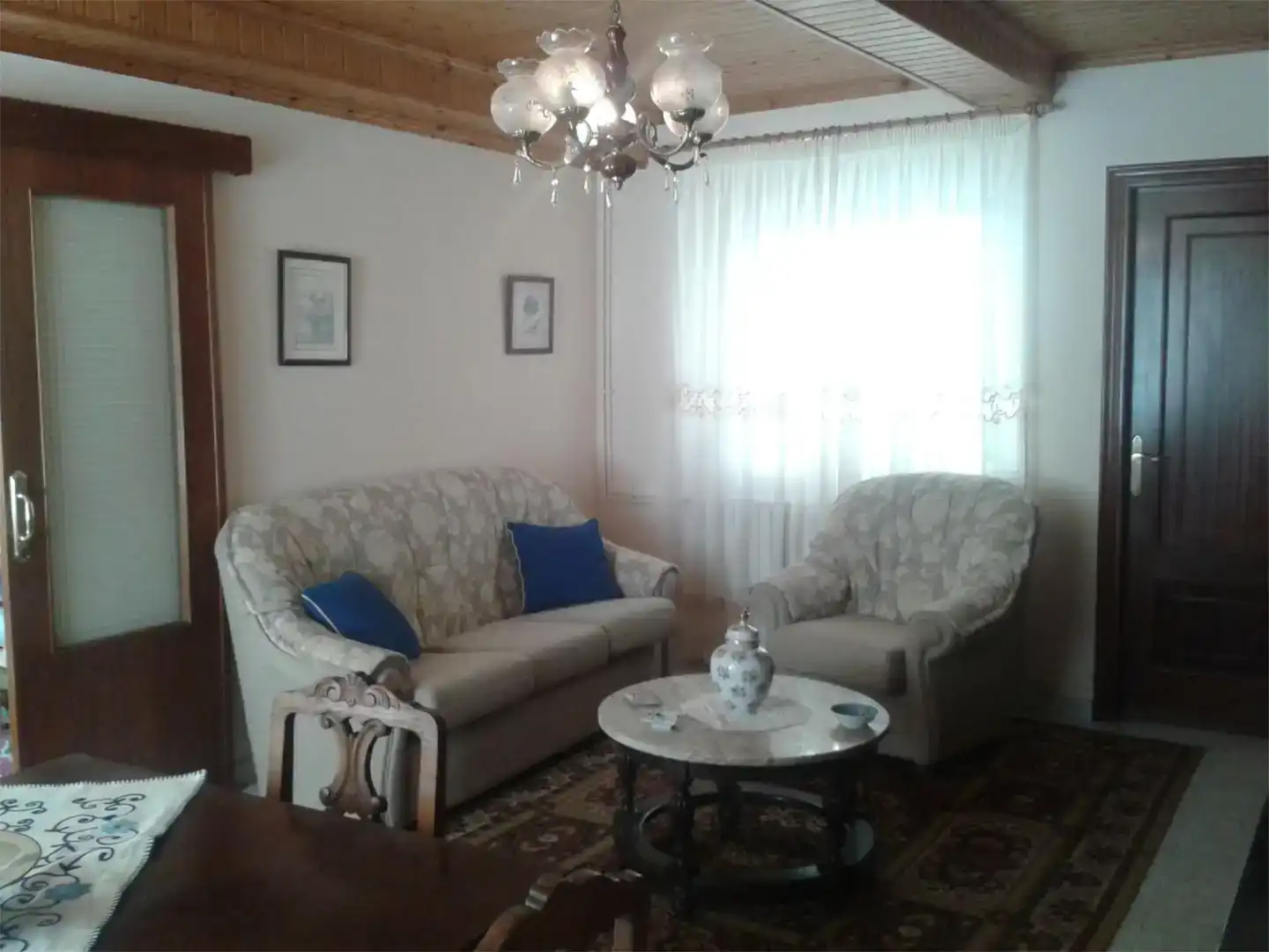 Sala d'estar de Casa adosada en venda en Vilasantar