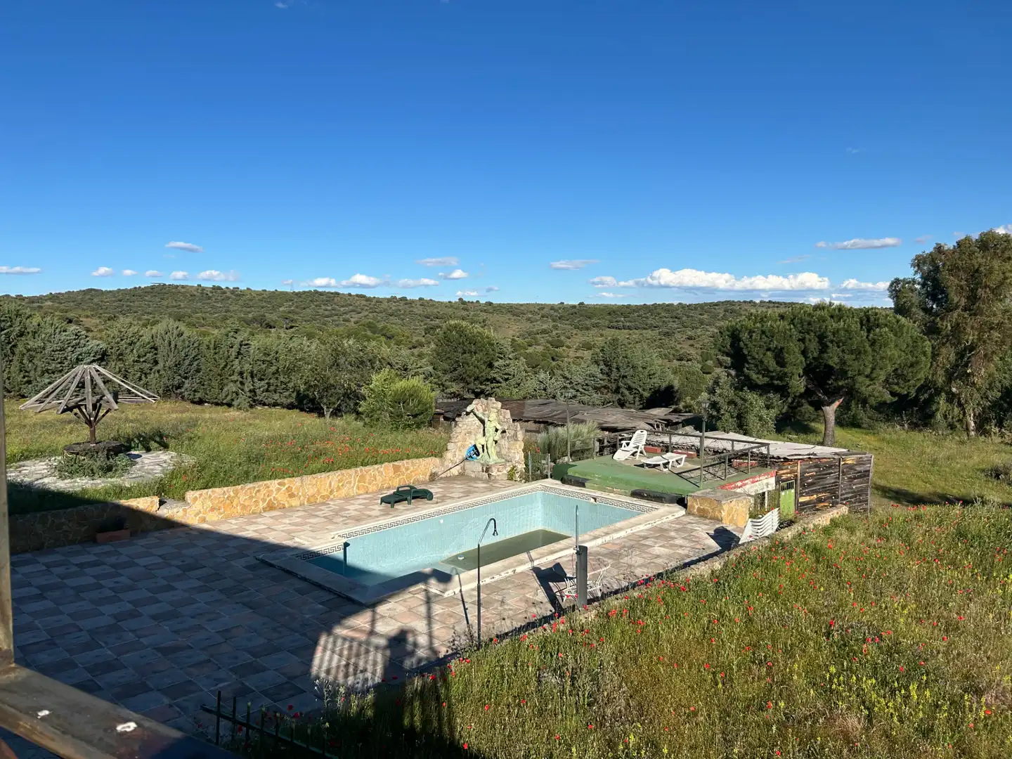 Piscina de Finca rústica en venta en Navas del Rey con Calefacción, Jardín privado y Terraza