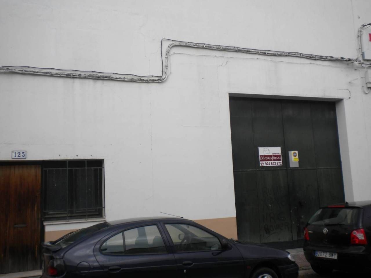 Vista exterior de Nau industrial de lloguer en Villanueva de la Serena