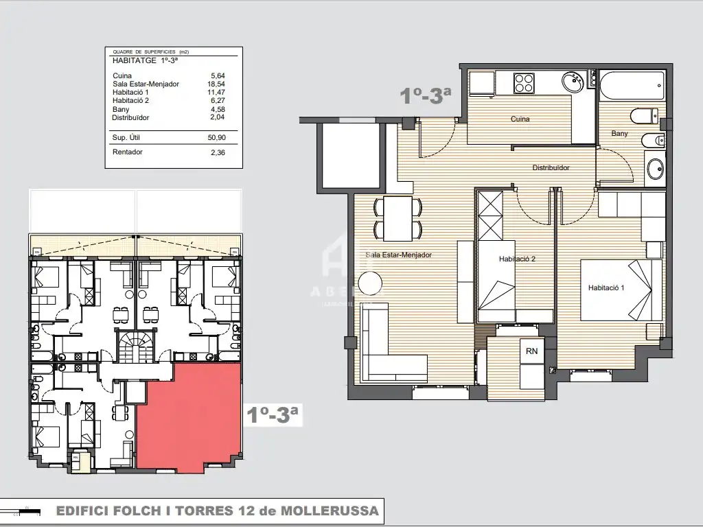 Wohnung mit Aufzug zum Verkauf in Calle Folch I Torres, imagen 5