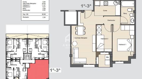 Foto 5 de Piso en venta en Calle Folch I Torres, Mollerussa, Lleida