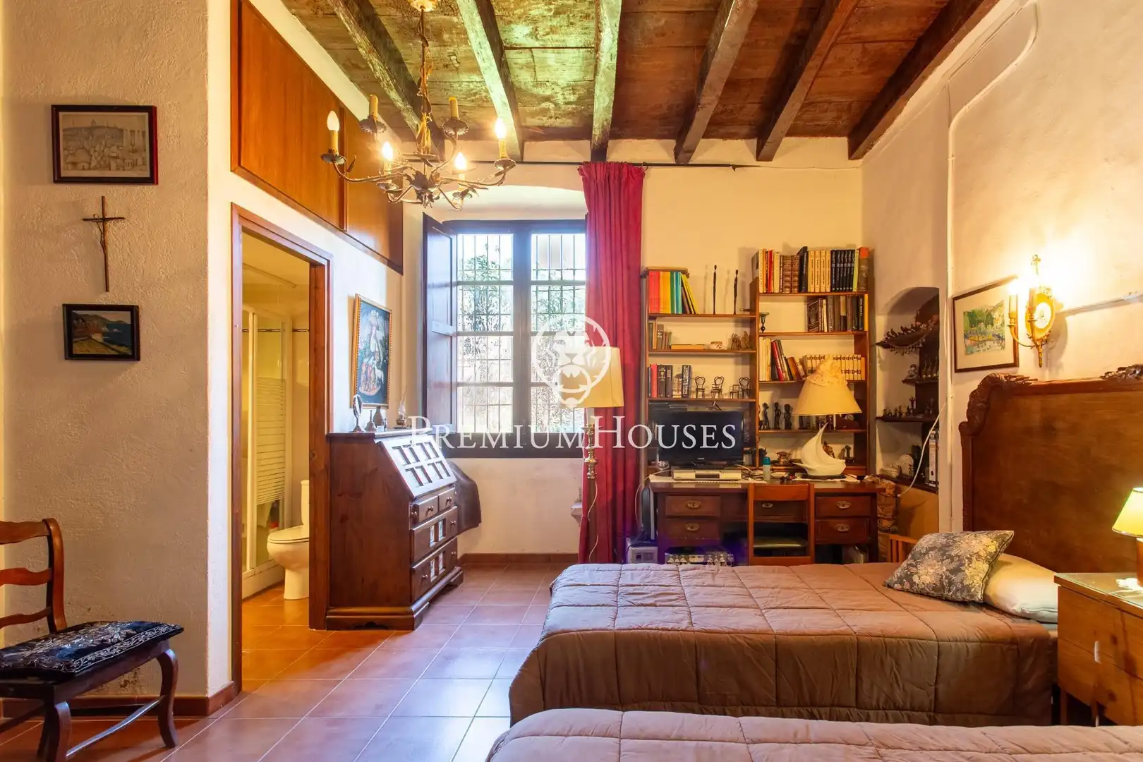 Dormitori de Casa o xalet en venda en Sant Andreu de Llavaneres amb Aire condicionat, Calefacció i Jardí privat