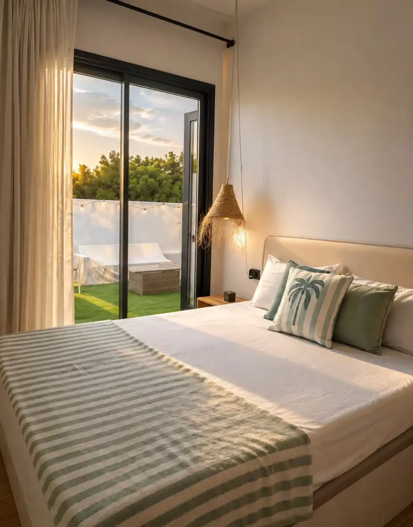 Bedroom of Houses for rent in Jávea / Xàbia  with Air Conditioner, Heating and Private garden