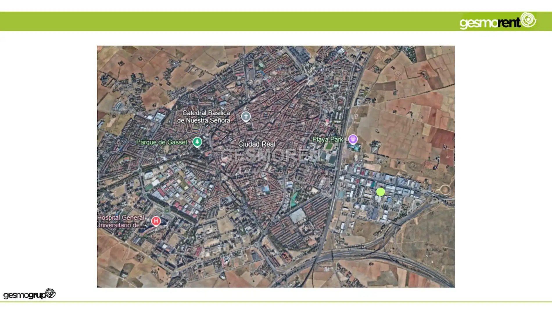 Vista exterior de Nave industrial en venta en Ciudad Real