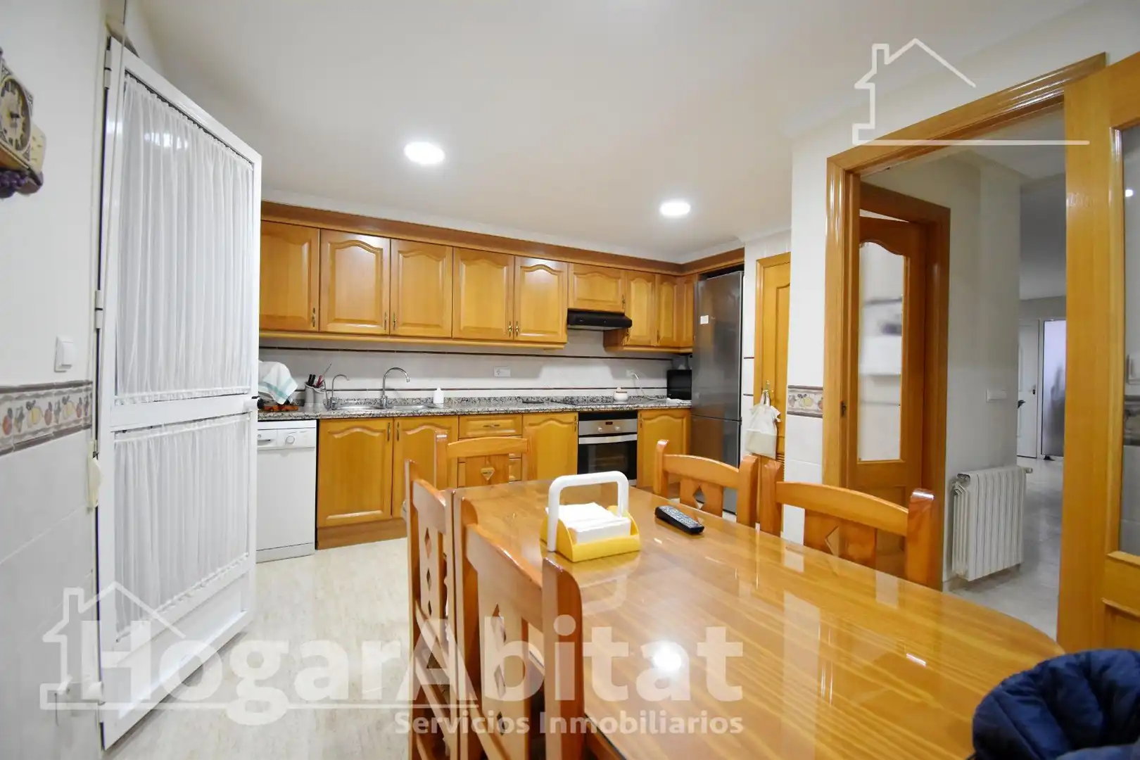 Cocina de Casa adosada en venta en El Real de Gandia con Aire acondicionado, Terraza y Trastero