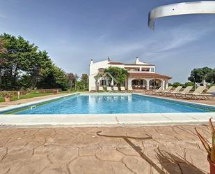 Garden of Country house for sale in Ciutadella de Menorca  with Air Conditioner and Swimming Pool