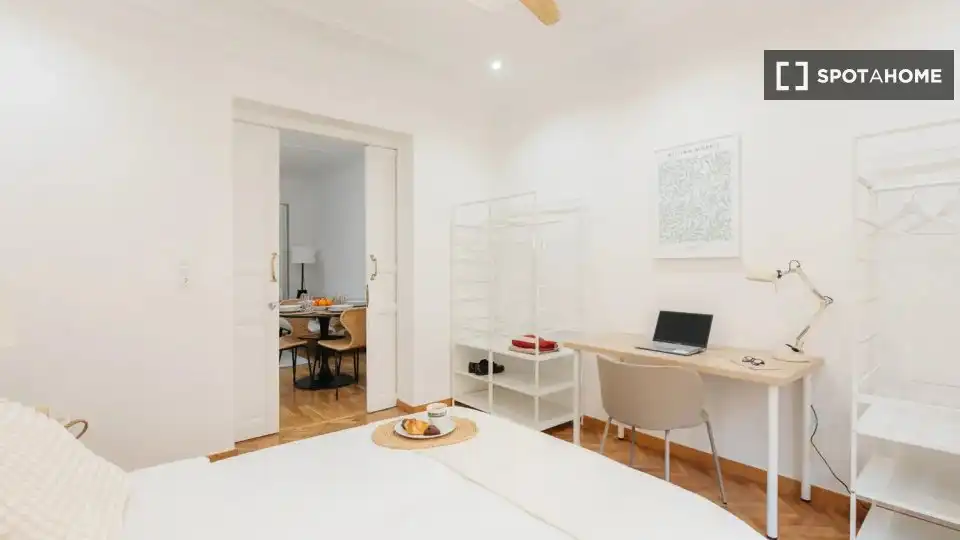 Habitación de Piso de alquiler en Valencia con Aire acondicionado, Calefacción y Amueblado