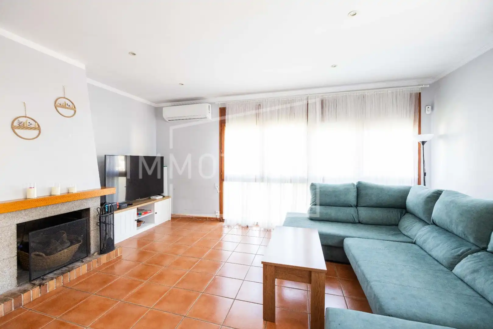 Sala de estar de Casa o chalet en venta en Dosrius con Aire acondicionado, Calefacción y Jardín privado