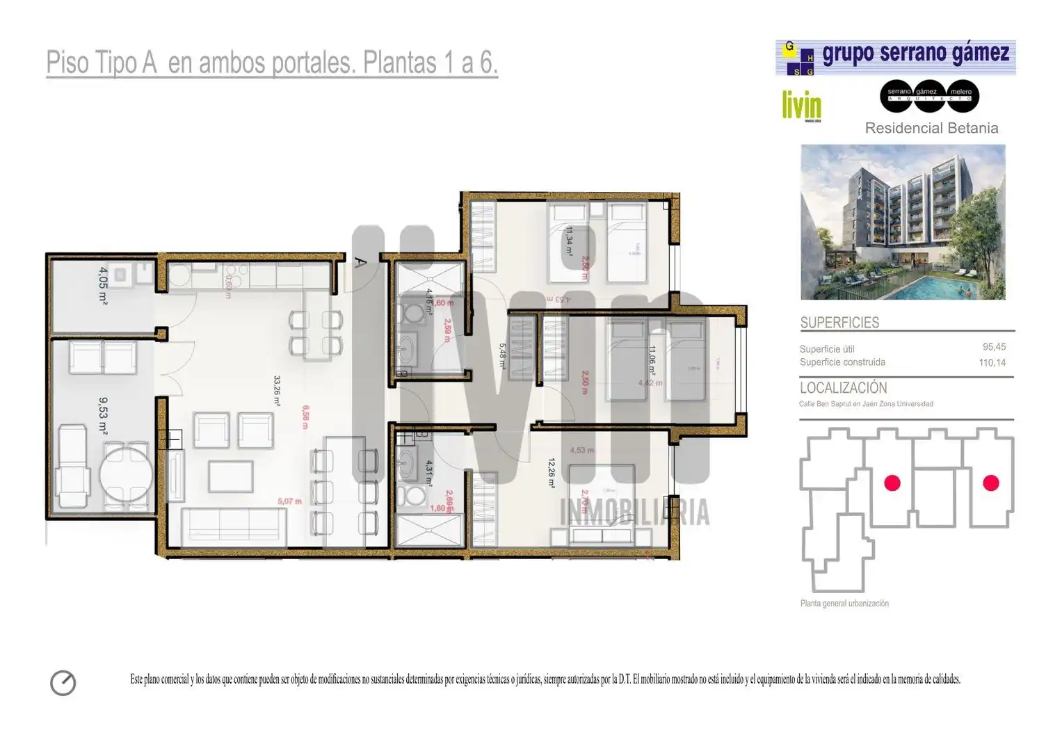 Appartement neuf avec terrasse à vendre à Calle de Ben Saprut, imagen 2
