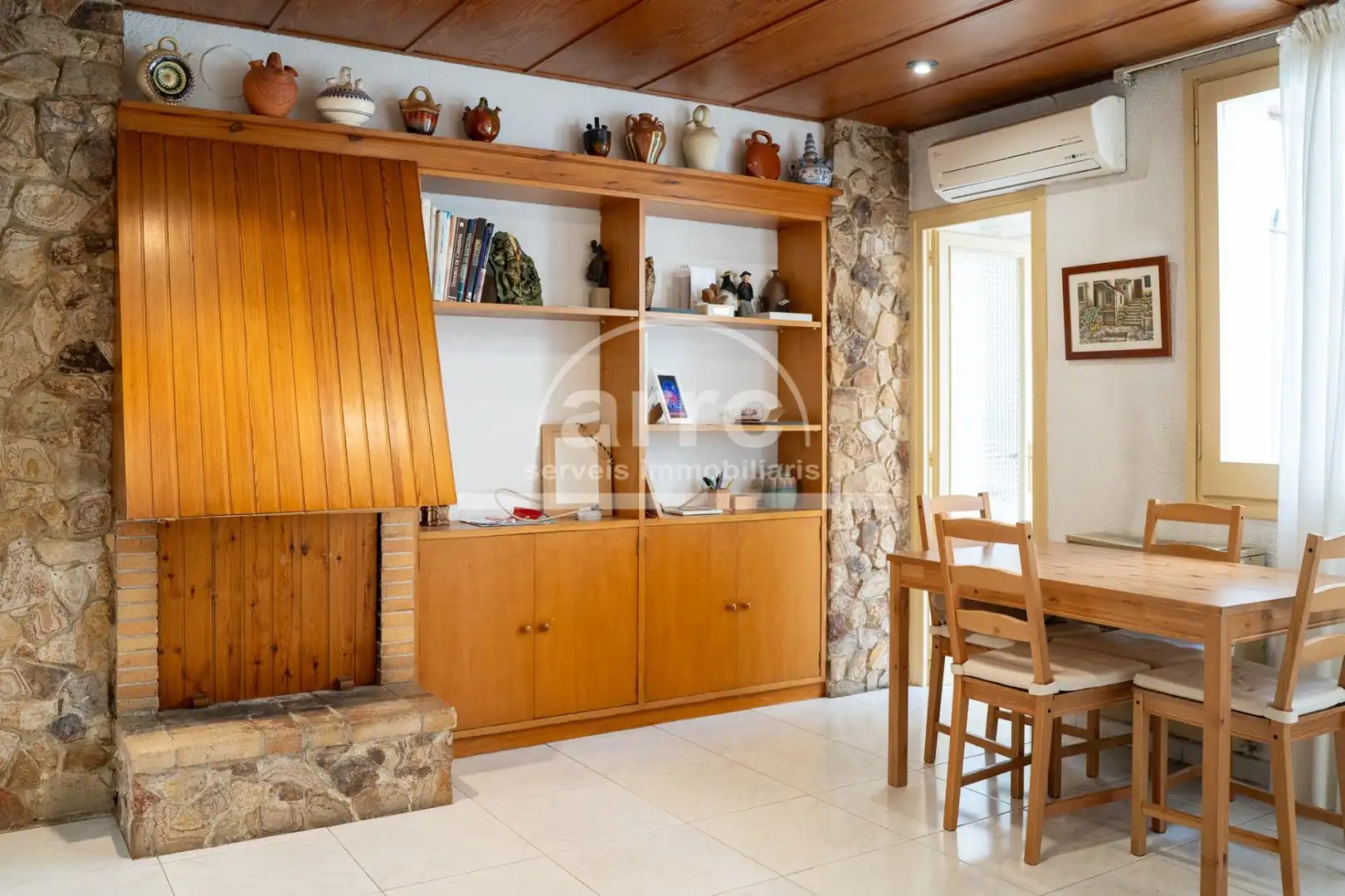 Sala d'estar de Casa adosada en venda en Vilassar de Dalt amb Calefacció, Terrassa i Traster