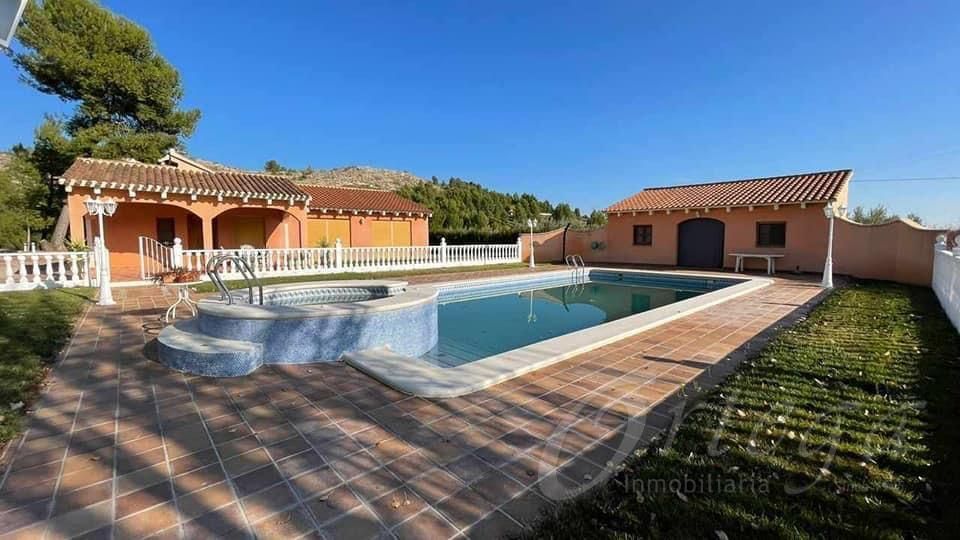 Swimming pool of House or chalet for sale in Bullas  with Air Conditioner, Heating and Private garden