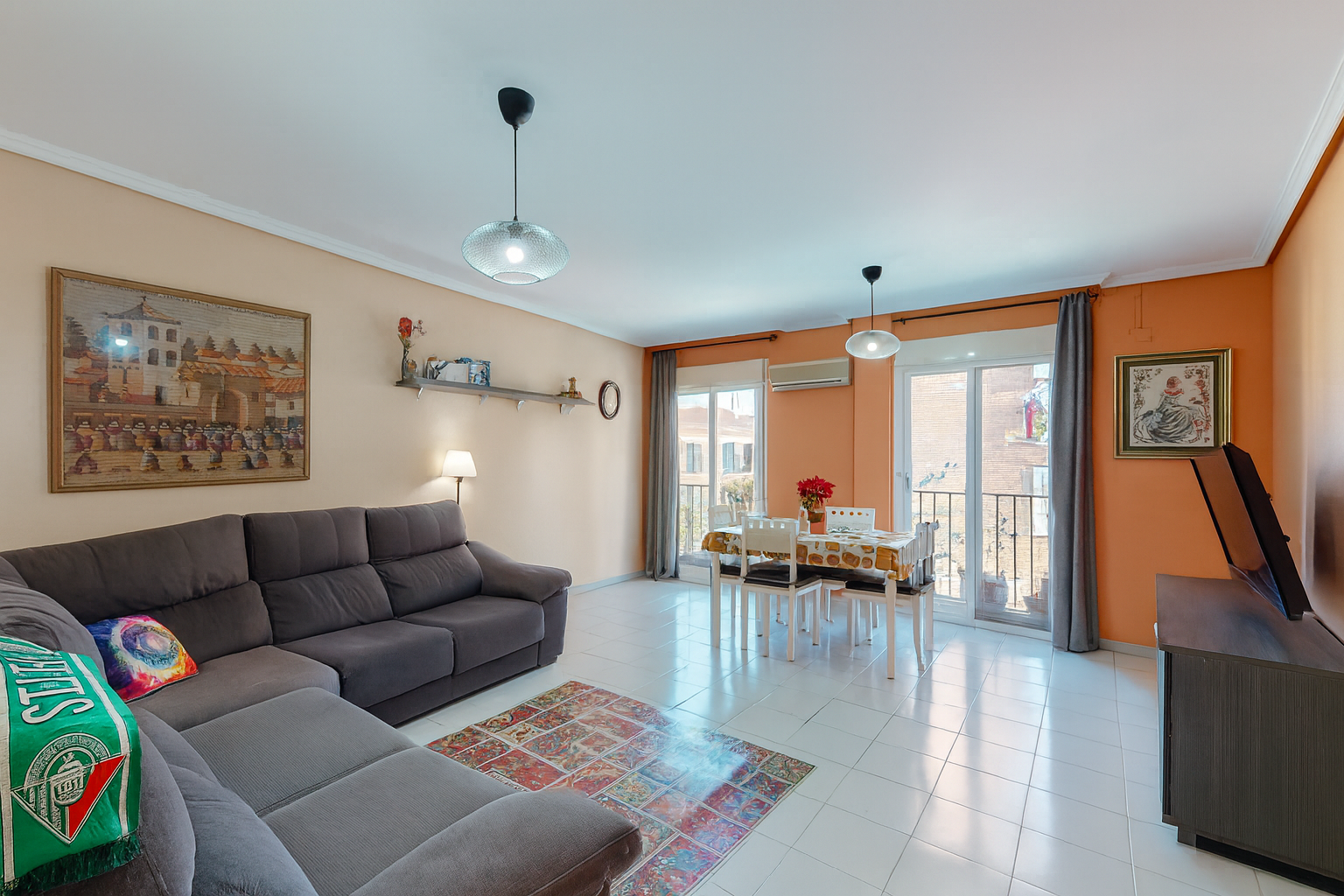 Living room of Duplex for sale in Cáceres Capital  with Heating, Storage room and Furnished