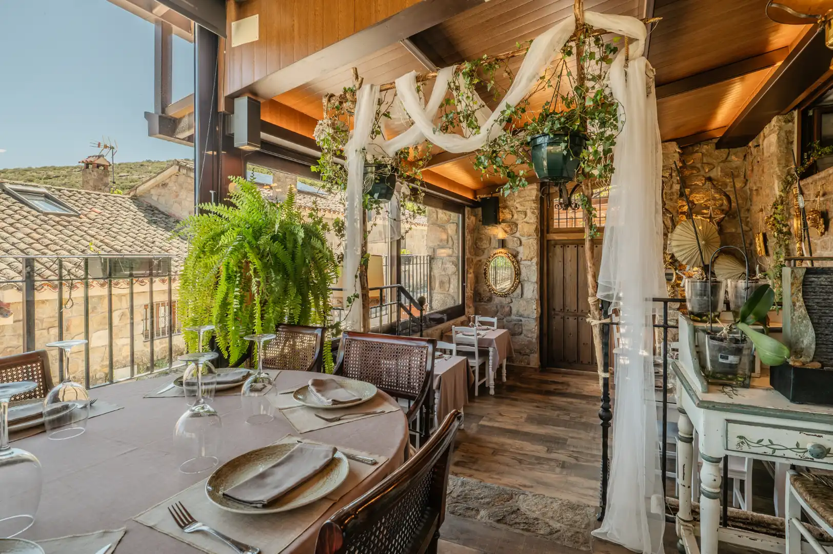 Terraza de Casa o chalet en venta en Santa María de la Alameda con Aire acondicionado, Calefacción y Terraza