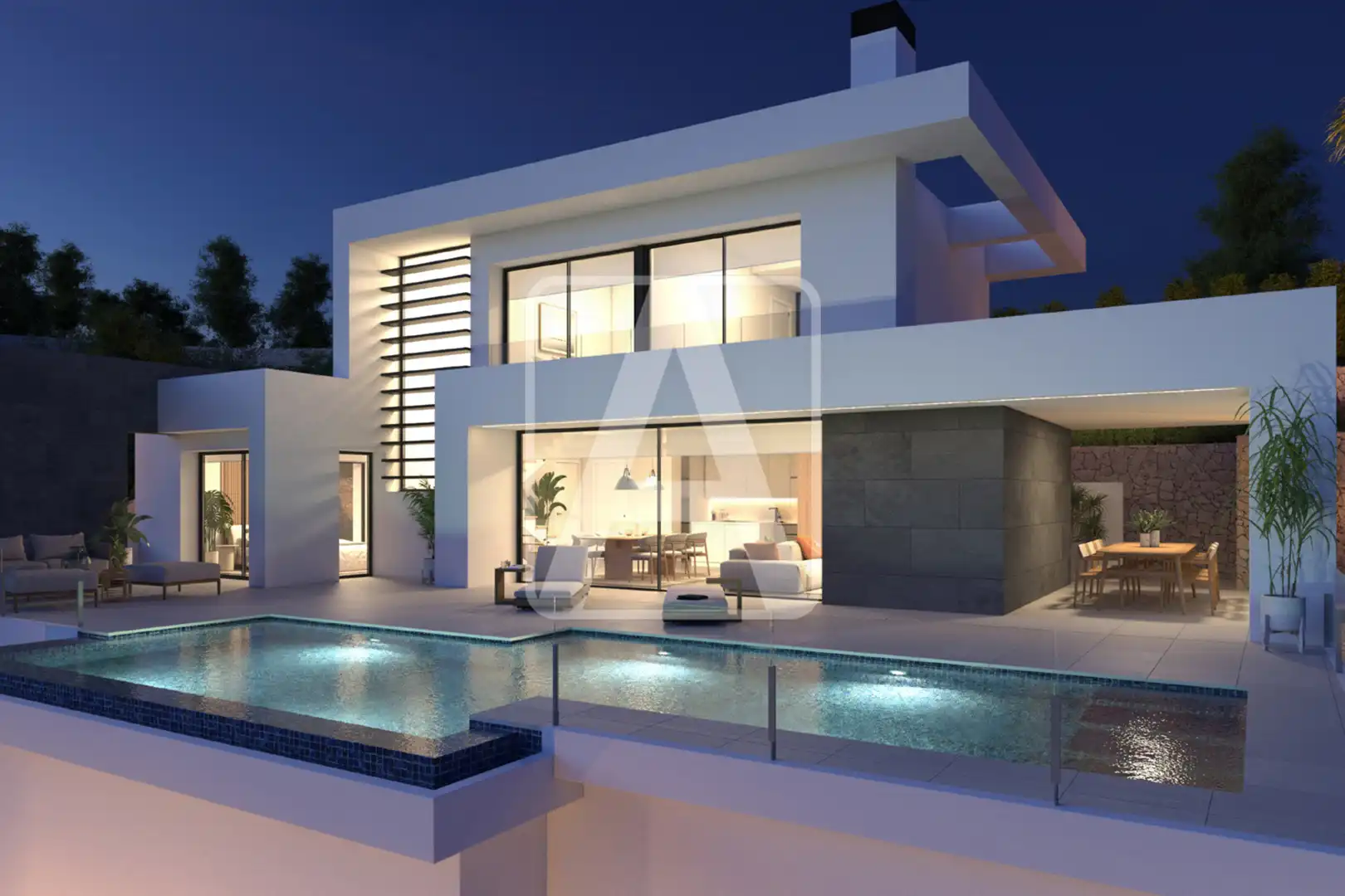 Chalet con piscina en venta en Cumbre del Sol