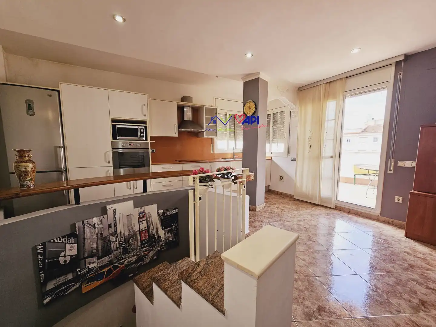 Cocina de Ático en venta en El Vendrell con Aire acondicionado, Calefacción y Terraza