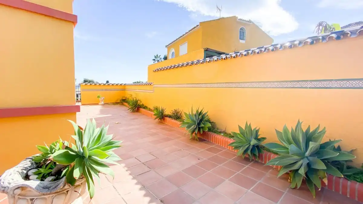 Terraza de Casa o chalet en venta en Mijas con Calefacción, Jardín privado y Terraza