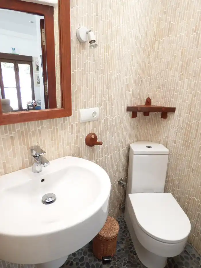 Baño de Casa o chalet en venta en Canillas de Aceituno con Aire acondicionado, Terraza y Amueblado