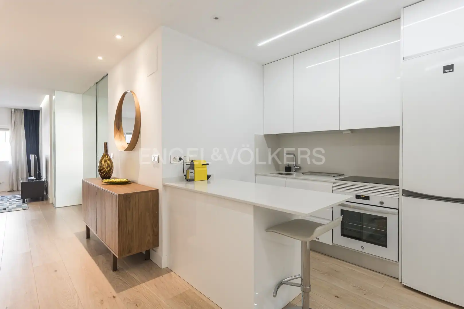 Cocina de Piso de alquiler en Madrid con Aire acondicionado, Calefacción y Amueblado