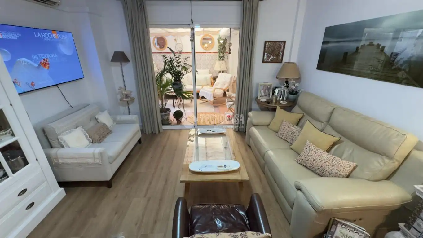 Sala de estar de Piso en venta en Málaga