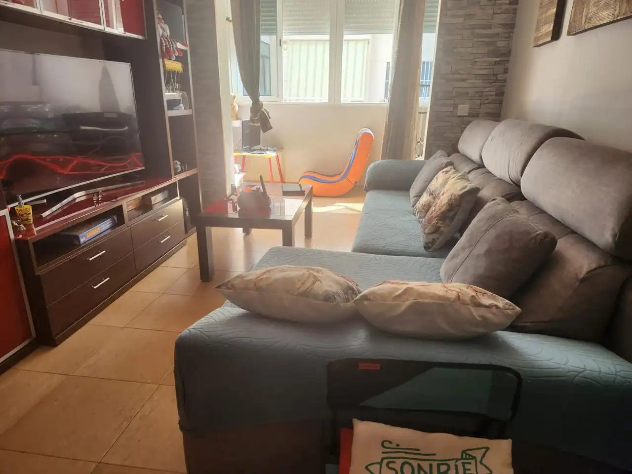 Living room of Flat for sale in  Melilla Capital