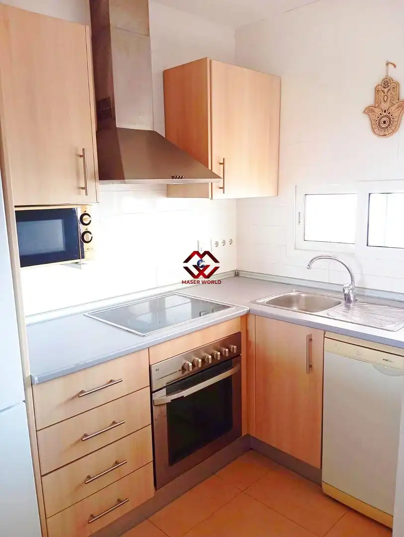 Cocina de Ático en venta en Alhama de Murcia con Aire acondicionado, Terraza y Amueblado