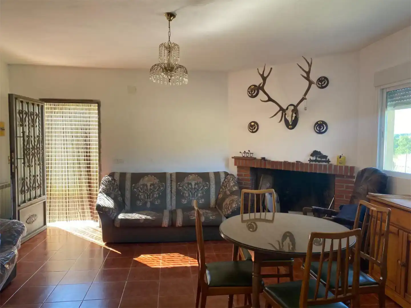 Sala d'estar de Finca rústica en venda en Colmenar de Montemayor, Salamanca
