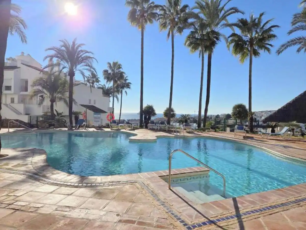 Piscina de Apartamento en venta en Manilva con Aire acondicionado, Terraza y Piscina