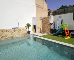 Swimming pool of Single-family semi-detached for sale in Málaga Capital  with Air Conditioner, Private garden and Terrace