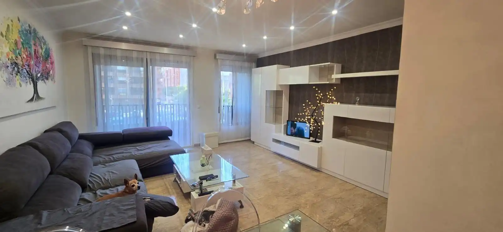 Wohnzimmer von Wohnung zum Verkauf in Valencia mit Klimaanlage, Heizung und Möbliert