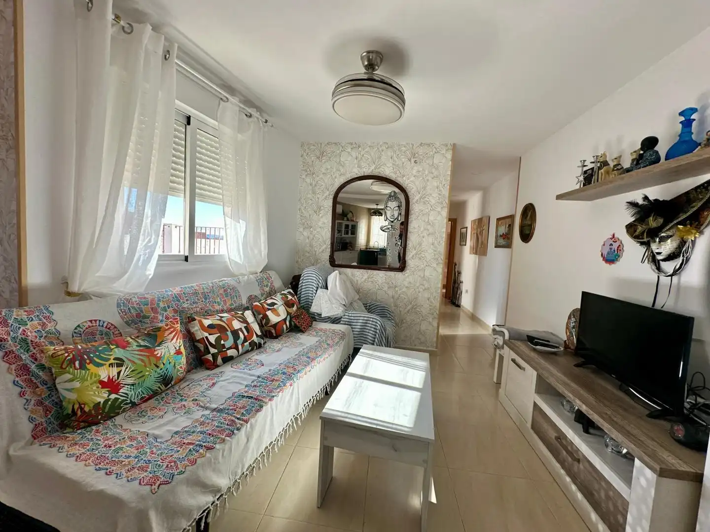 Sala d'estar de Àtic en venda en San Vicente del Raspeig / Sant Vicent del Raspeig amb Aire condicionat i Terrassa