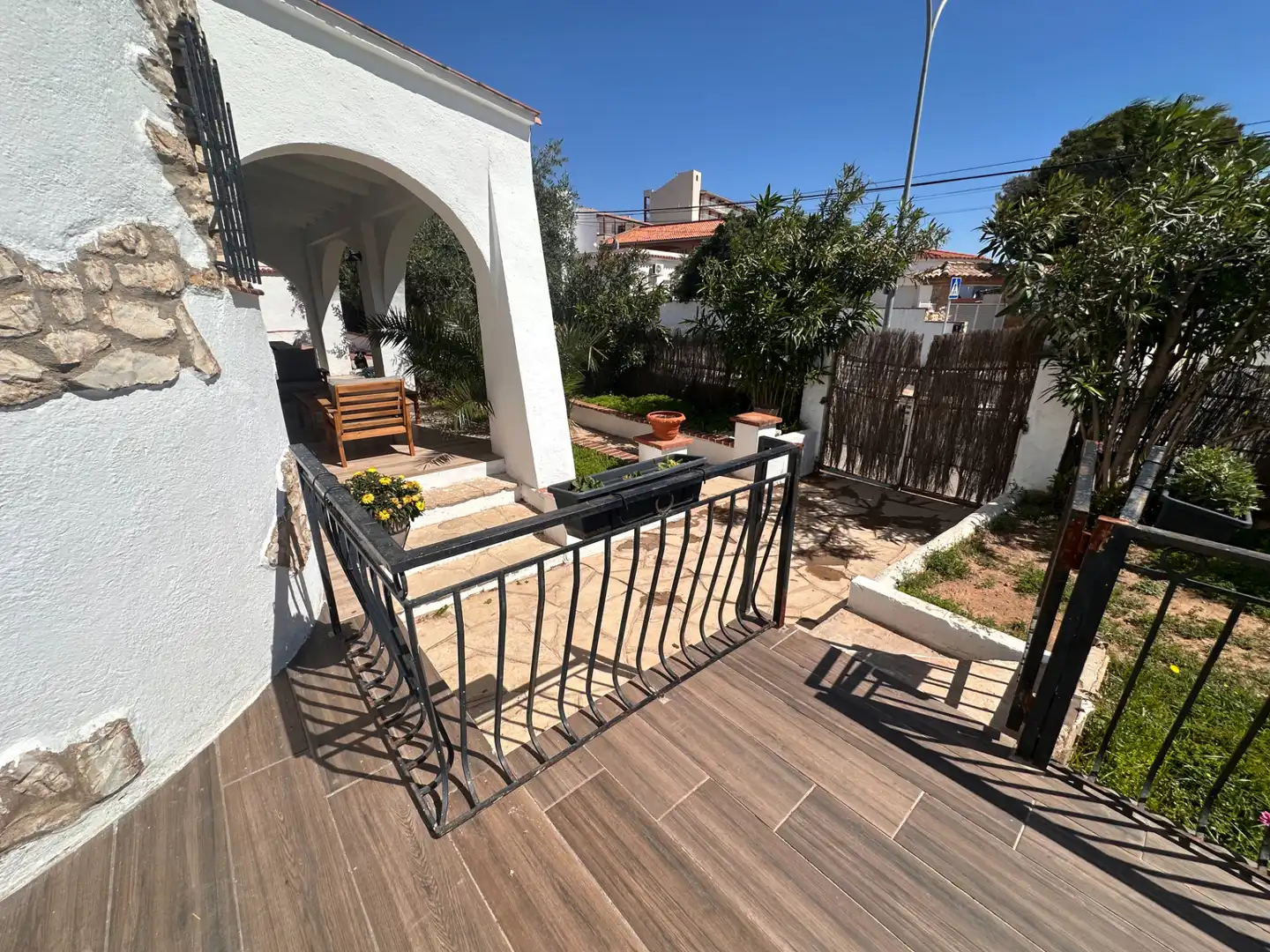 Terrasse von Haus oder Chalet zum Verkauf in Mont-roig del Camp mit Klimaanlage, Heizung und Privatgarten