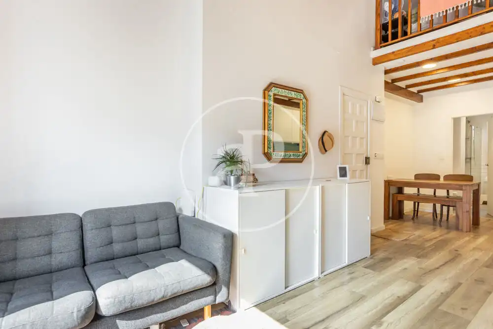 Sala d'estar de Pis de lloguer en Valencia amb Aire condicionat, Calefacció i Terrassa