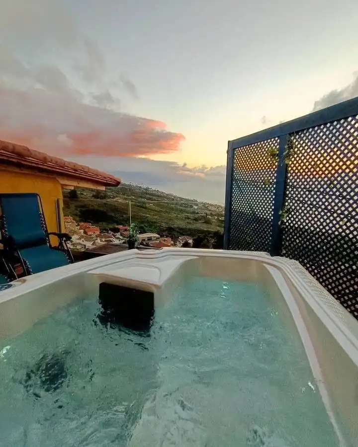 Terraza de Casa o chalet en venta en El Sauzal con Jardín privado, Terraza y Piscina