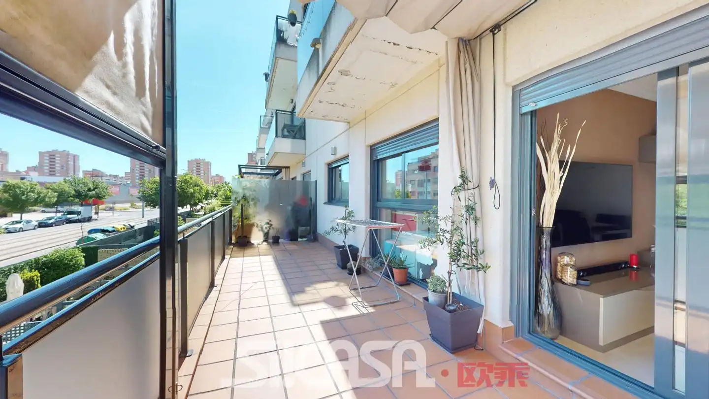 Exterior view of Flat for sale in Parla  with Heating, Terrace and Storage room