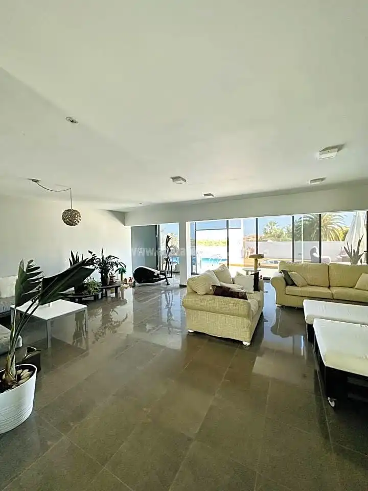 Sala de estar de Casa o chalet en venta en Puerto de la Cruz con Jardín privado, Terraza y Piscina