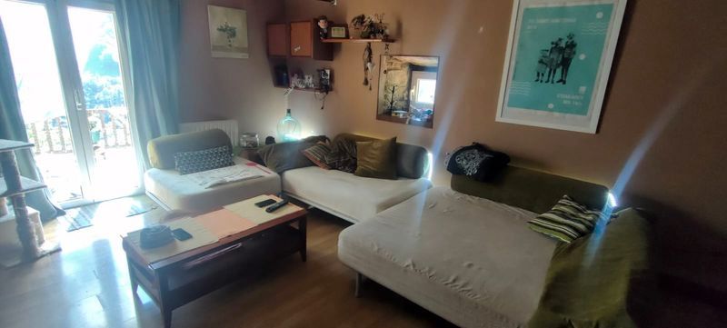 Sala d'estar de Casa o xalet en venda en Elduain amb Calefacció, Jardí privat i Terrassa
