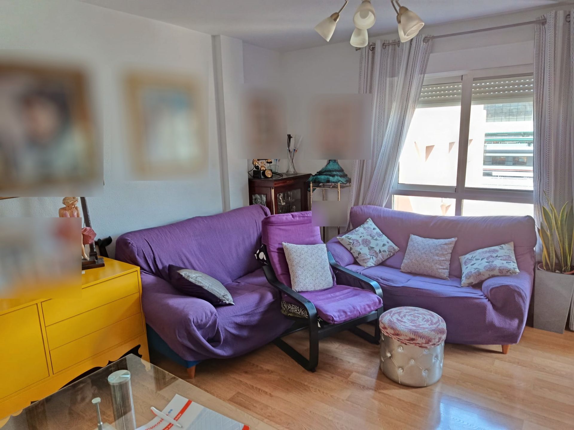 Living room of Flat for sale in  Murcia Capital  with Air Conditioner, Heating and Storage room