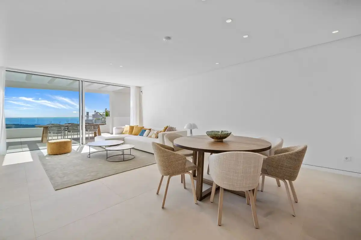 Sala de estar de Piso en venta en Marbella con Terraza y Piscina