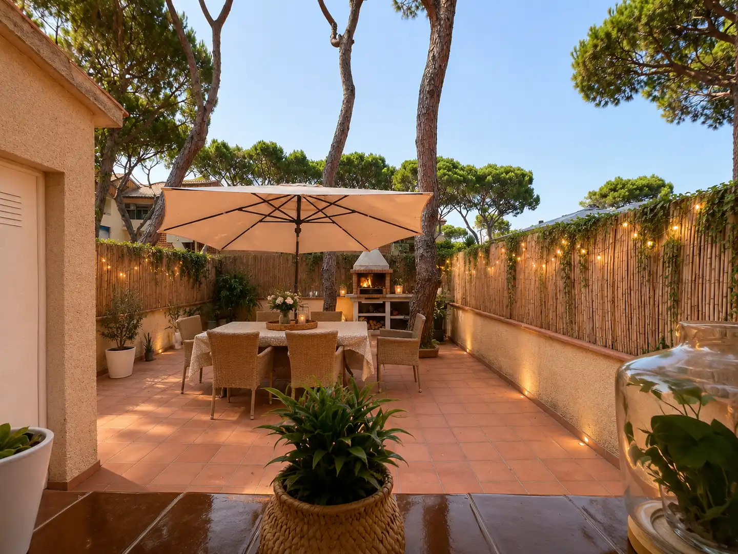 Terrace of Houses for rent in Gavà  with Air Conditioner, Heating and Private garden