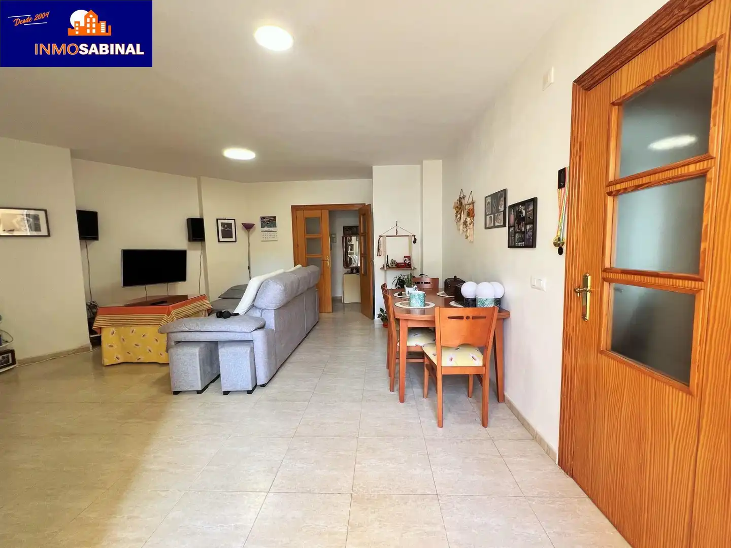 Sala de estar de Piso en venta en Roquetas de Mar con Aire acondicionado y Terraza