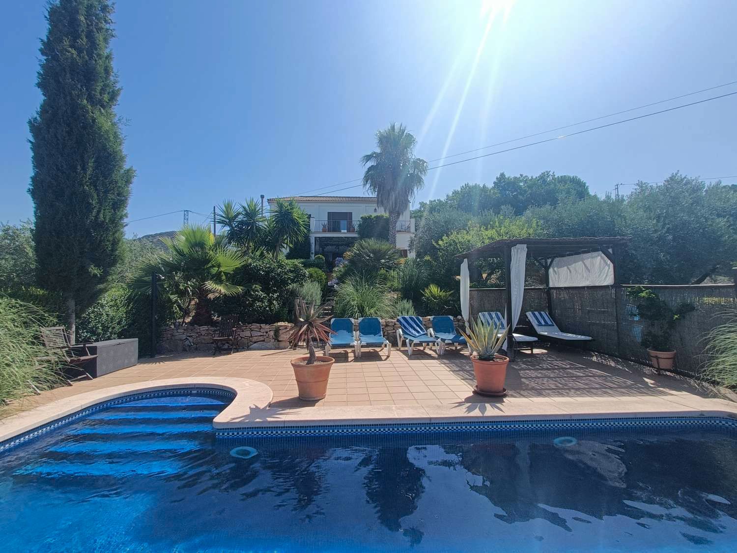 Swimming pool of Country house for sale in Loja  with Air Conditioner, Heating and Terrace