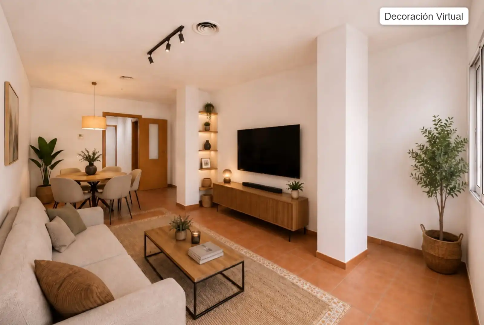Sala de estar de Piso en venta en Benaguasil con Aire acondicionado, Calefacción y Terraza
