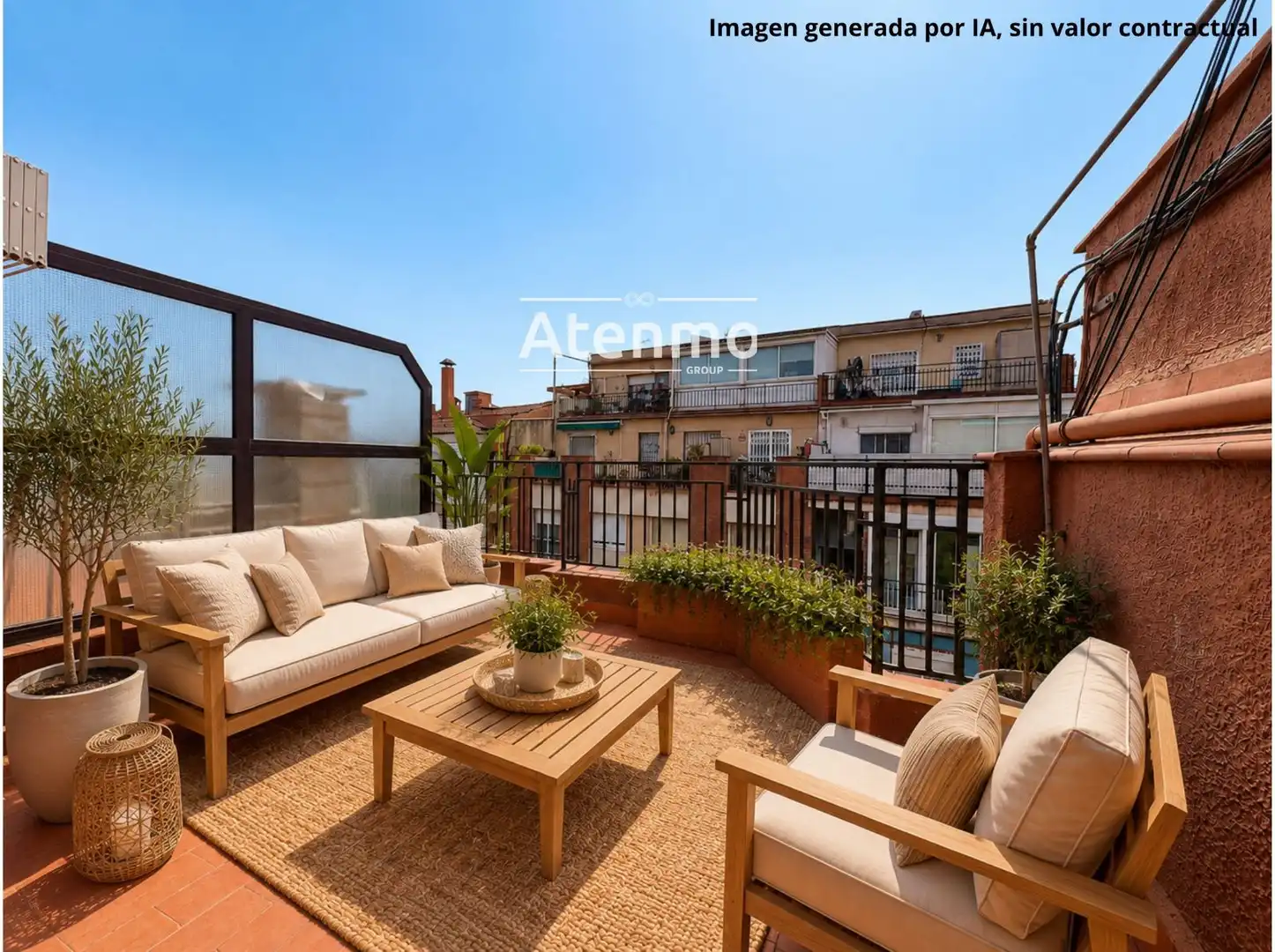 Terraza de Ático en venta en Barcelona con Aire acondicionado y Terraza