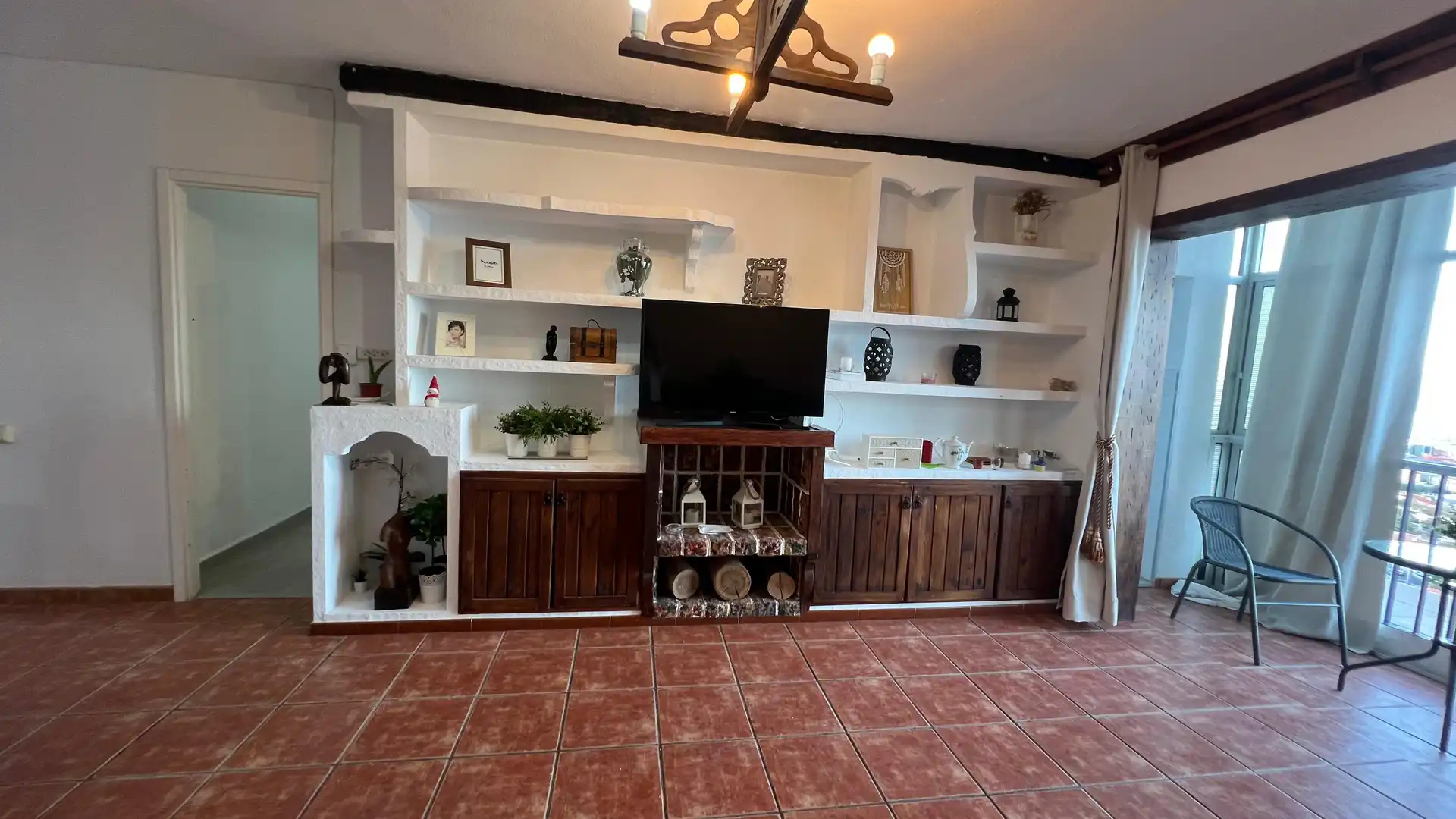 Sala de estar de Piso de alquiler en Santa Cruz de Tenerife con Jardín privado, Terraza y Amueblado