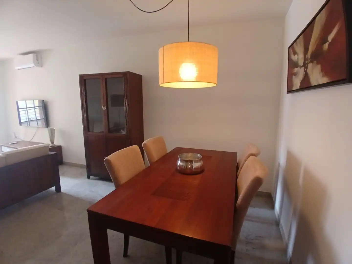 Esszimmer von Wohnung zur Miete in Málaga mit Klimaanlage und Alarm