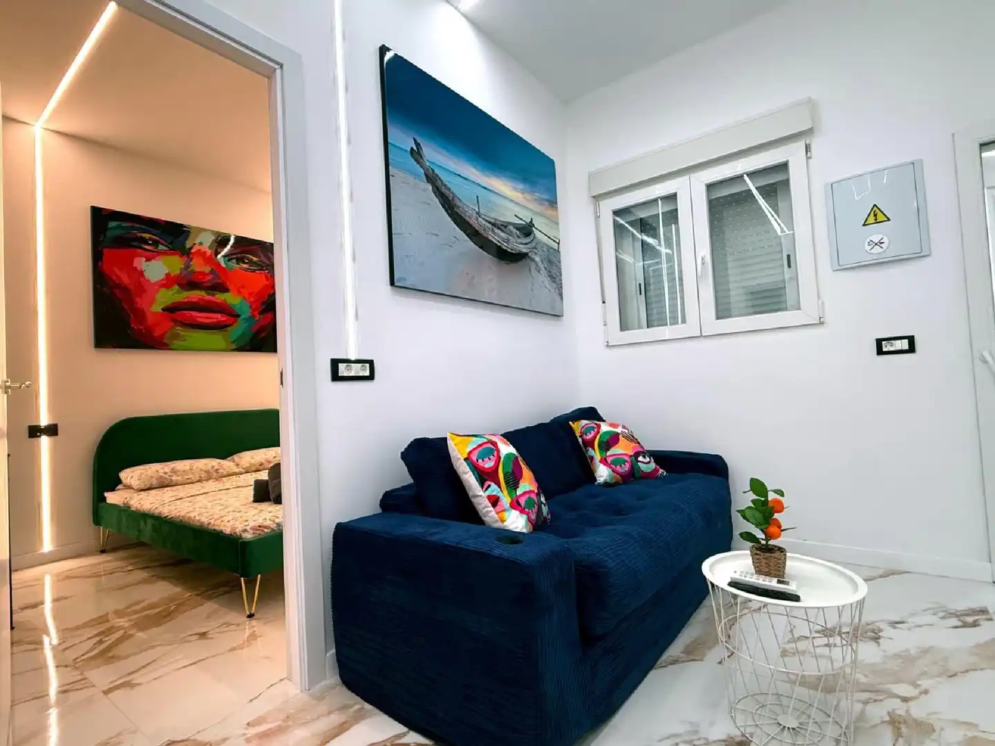Sala de estar de Planta baja en venta en Benidorm con Amueblado