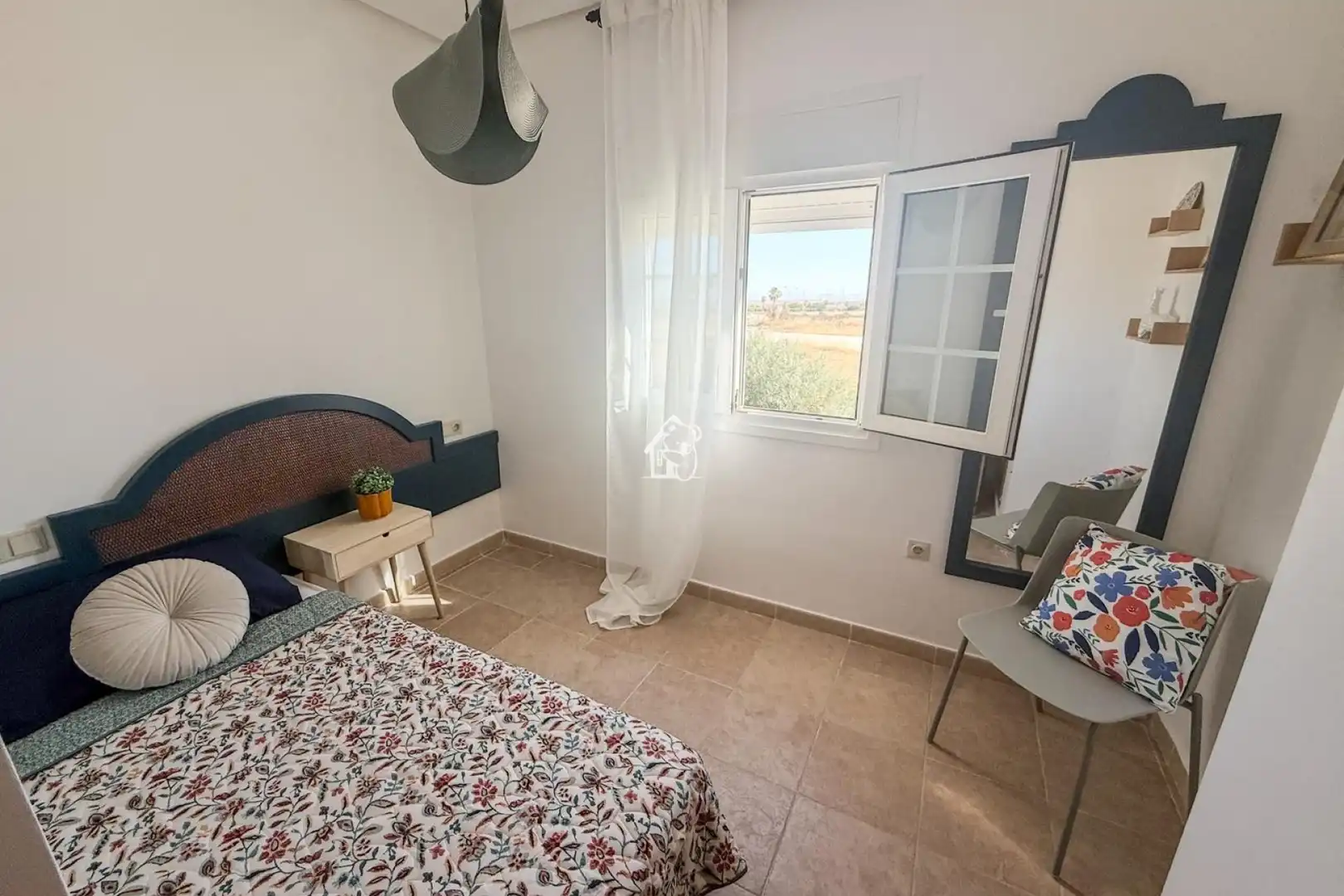 Habitación de Casa adosada de alquiler en Murcia con Aire acondicionado, Terraza y Piscina