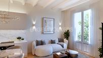Living room of Apartment for sale in  Barcelona Capital  with Air Conditioner, Heating and Parquet flooring