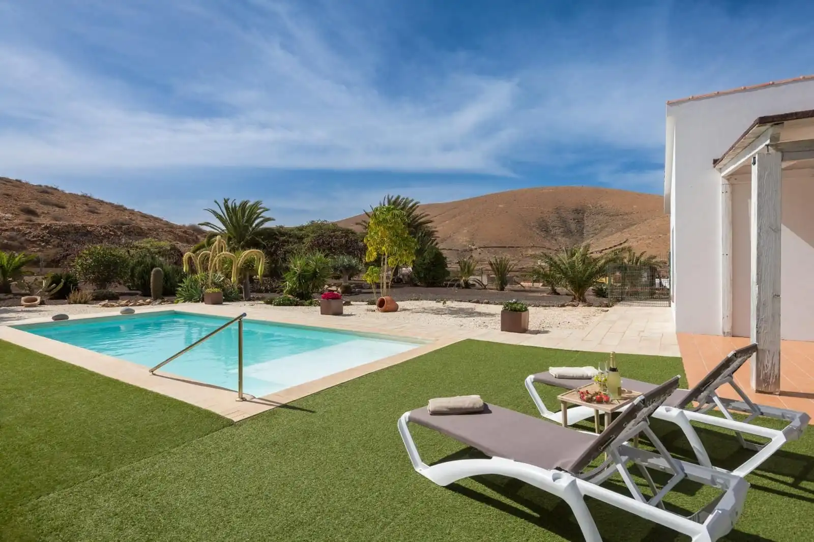 Terraza de Casa o chalet en venta en Pájara con Aire acondicionado, Jardín privado y Piscina