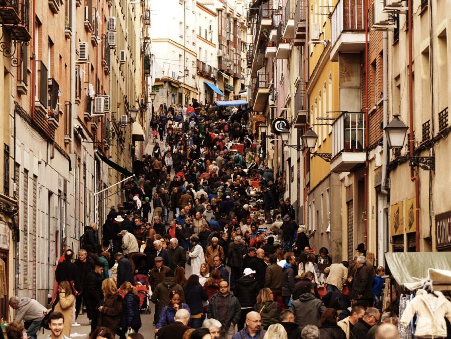 Vista exterior de Local en venta en  Madrid Capital con Aire acondicionado, Calefacción y Amueblado